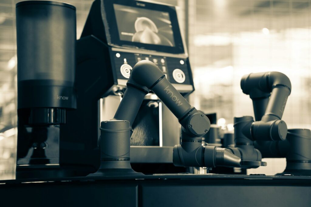 a close-up of a microscope